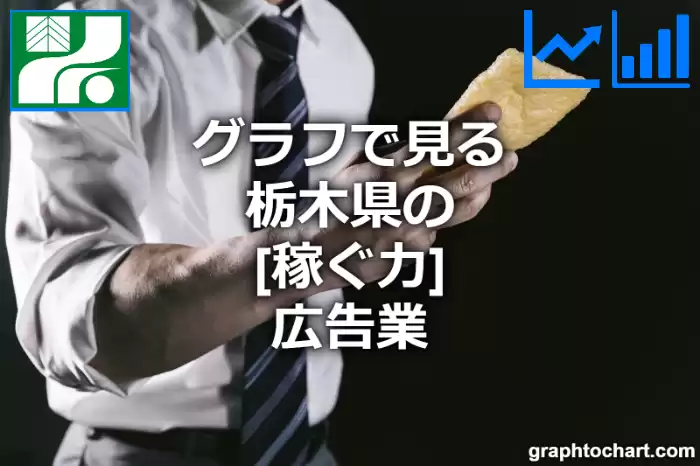 グラフで見る栃木県の広告業の「稼ぐ力」は高い？低い？(推移グラフと比較)