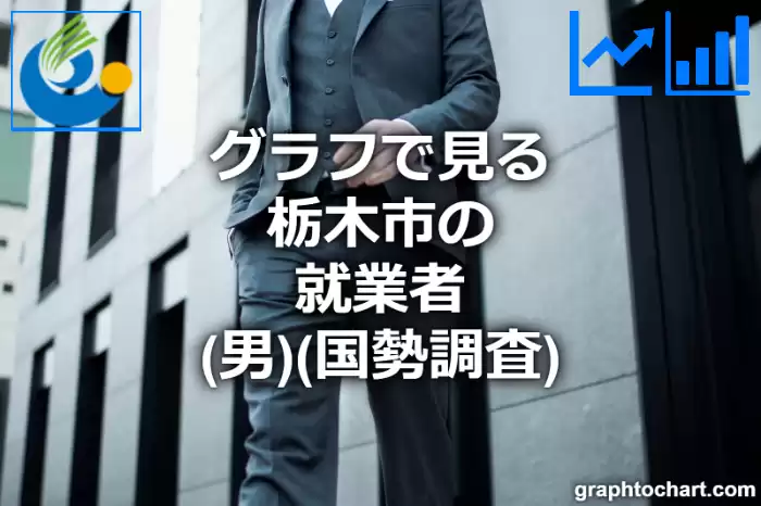 グラフで見る栃木市の就業者（男）は多い？少い？(推移グラフと比較)