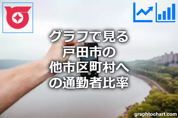 グラフで見る戸田市の他市区町村への通勤者比率は高い？低い？(推移グラフと比較)