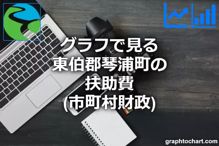 グラフで見る東伯郡琴浦町の扶助費は高い？低い？(推移グラフと比較)