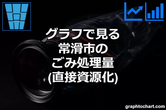 グラフで見る常滑市のごみ処理量（直接資源化）は多い？少い？(推移グラフと比較)