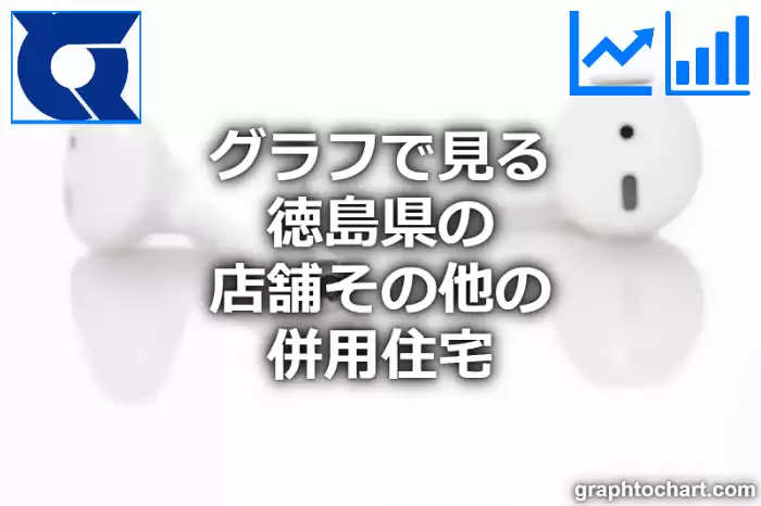 グラフで見る徳島県の店舗その他の併用住宅は多い？少い？(推移グラフと比較)
