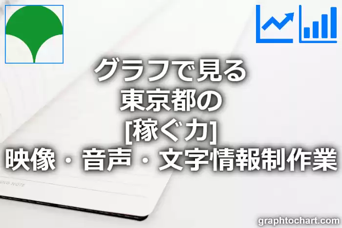グラフで見る東京都の映像・音声・文字情報制作業の「稼ぐ力」は高い？低い？(推移グラフと比較)