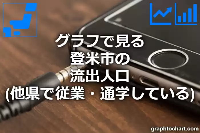 グラフで見る登米市の流出人口（他県で従業・通学している人口）は多い？少い？(推移グラフと比較)