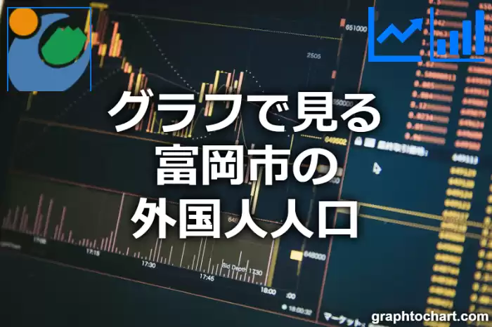 グラフで見る富岡市の外国人人口は多い？少い？(推移グラフと比較)
