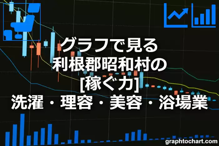 グラフで見る利根郡昭和村の洗濯・理容・美容・浴場業の「稼ぐ力」は高い？低い？(推移グラフと比較)