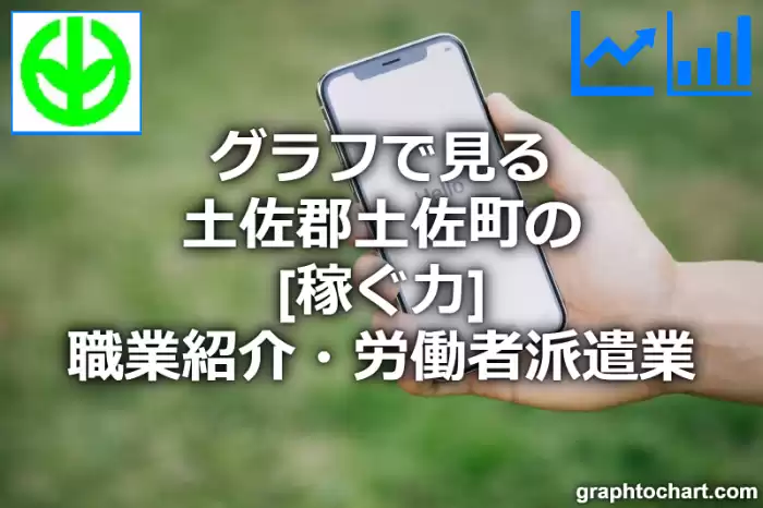 グラフで見る土佐郡土佐町の職業紹介・労働者派遣業の「稼ぐ力」は高い？低い？(推移グラフと比較)