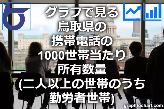 グラフで見る鳥取県の携帯電話の1000世帯当たり所有数量（二人以上の世帯のうち勤労者世帯）は多い？少い？(推移グラフと比較)