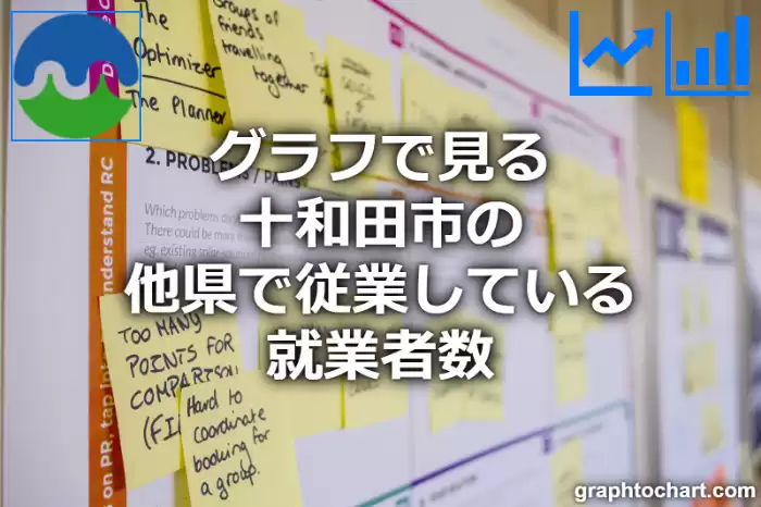 グラフで見る十和田市の他県で従業している就業者数は多い？少い？(推移グラフと比較)