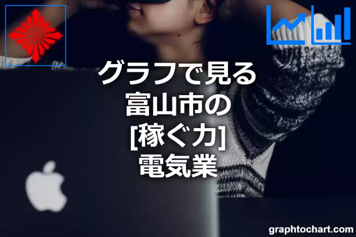 グラフで見る富山市の電気業の「稼ぐ力」は高い？低い？(推移グラフと比較)