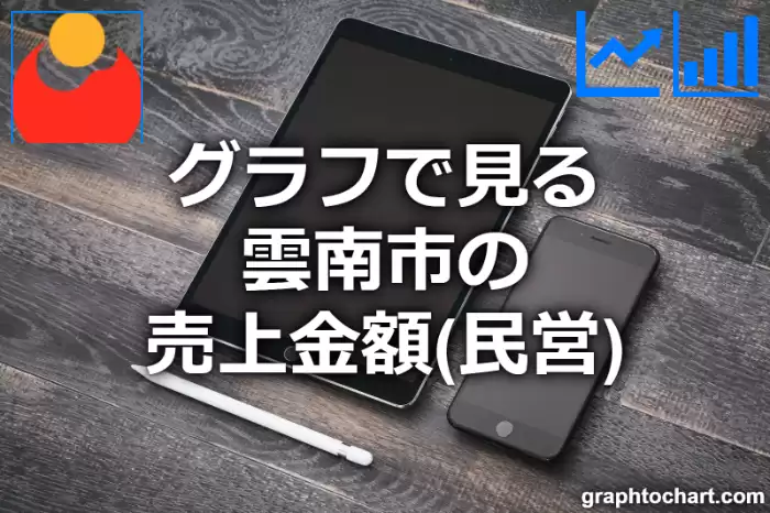 グラフで見る雲南市の売上金額（民営）は高い？低い？(推移グラフと比較)