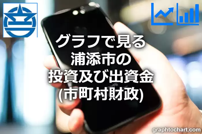 グラフで見る浦添市の投資及び出資金は高い？低い？(推移グラフと比較)