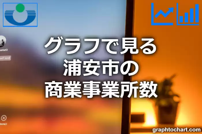 グラフで見る浦安市の商業事業所数は多い？少い？(推移グラフと比較)