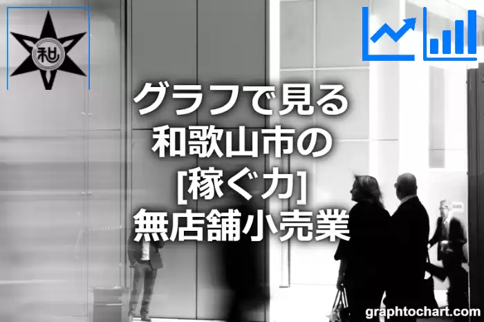 グラフで見る和歌山市の無店舗小売業の「稼ぐ力」は高い？低い？(推移グラフと比較)