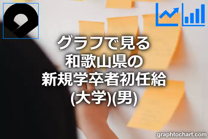 グラフで見る和歌山県の新規学卒者初任給（大学）（男）は高い？低い？(推移グラフと比較)