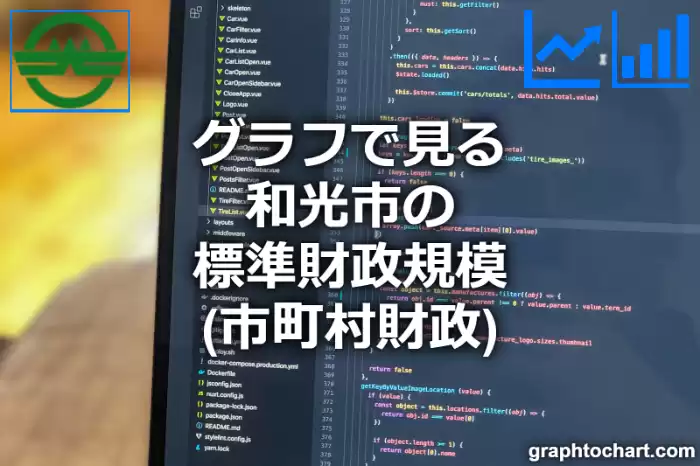 グラフで見る和光市の標準財政規模は高い？低い？(推移グラフと比較)