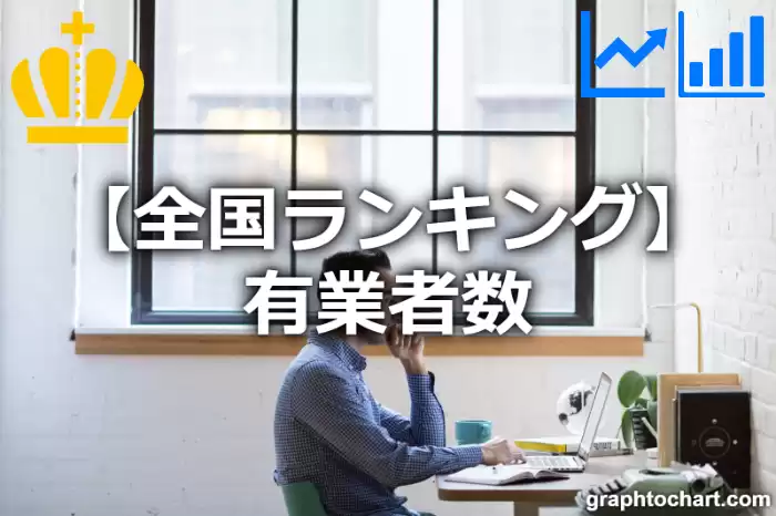 有業者数の日本全国ランキング(都道府県別)