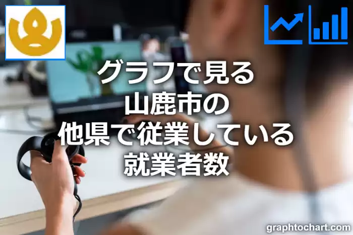 グラフで見る山鹿市の他県で従業している就業者数は多い？少い？(推移グラフと比較)