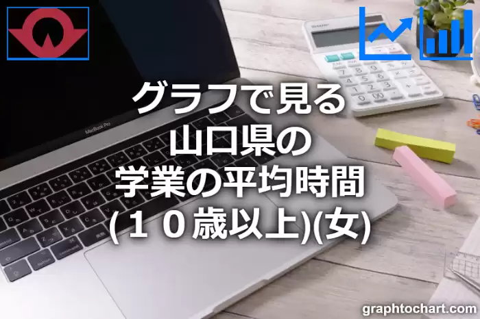 グラフで見る山口県の学業の平均時間（１０歳以上）（女）は長い？短い？(推移グラフと比較)