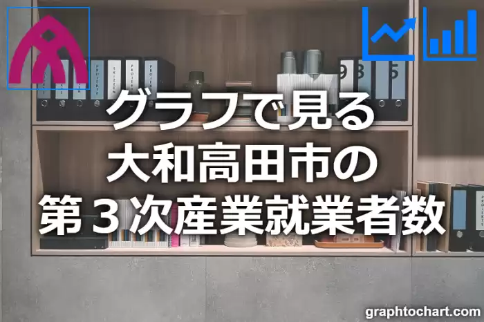 グラフで見る大和高田市の第３次産業就業者数は多い？少い？(推移グラフと比較)