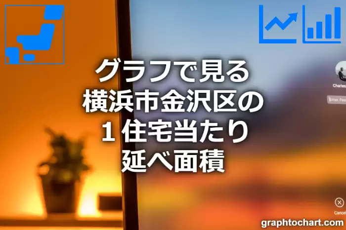 グラフで見る横浜市金沢区の１住宅当たり延べ面積は広い？狭い？(推移グラフと比較)