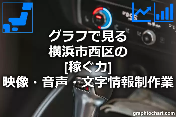 グラフで見る横浜市西区の映像・音声・文字情報制作業の「稼ぐ力」は高い？低い？(推移グラフと比較)