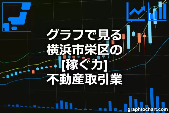 グラフで見る横浜市栄区の不動産取引業の「稼ぐ力」は高い？低い？(推移グラフと比較)