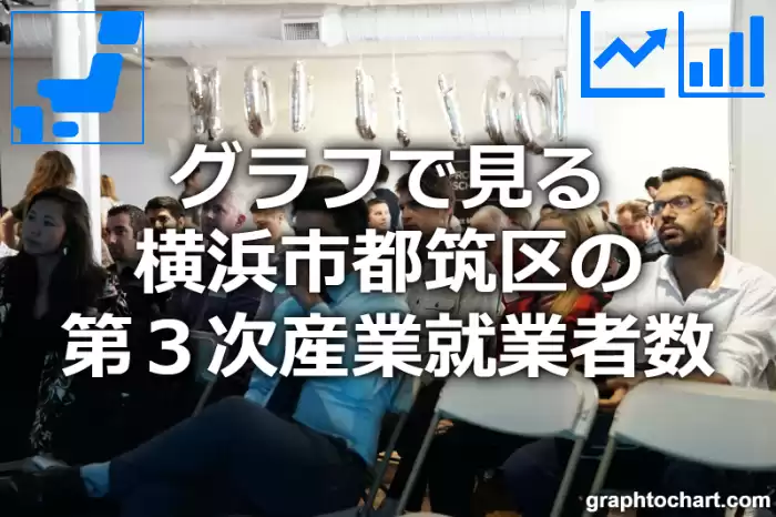 グラフで見る横浜市都筑区の第３次産業就業者数は多い？少い？(推移グラフと比較)