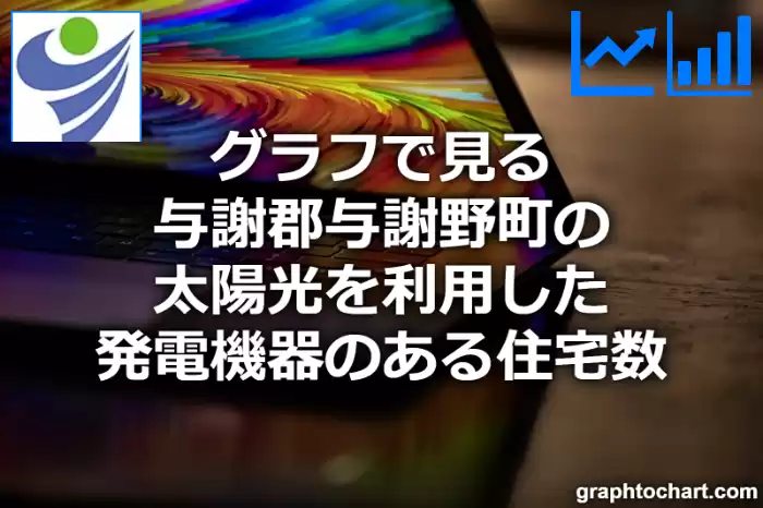 グラフで見る与謝郡与謝野町の太陽光を利用した発電機器のある住宅数は多い？少い？(推移グラフと比較)