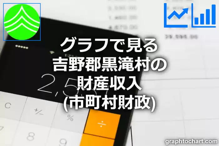 グラフで見る吉野郡黒滝村の財産収入は高い？低い？(推移グラフと比較)