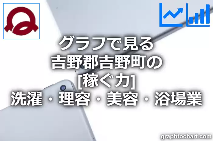 グラフで見る吉野郡吉野町の洗濯・理容・美容・浴場業の「稼ぐ力」は高い？低い？(推移グラフと比較)