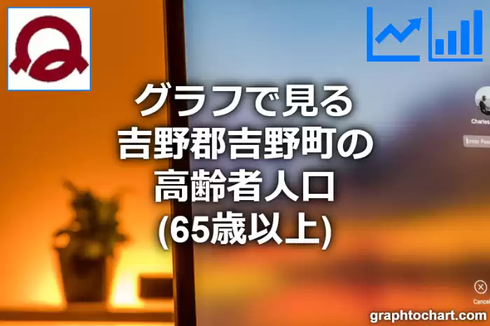 グラフで見る吉野郡吉野町の高齢者人口（65歳以上）は多い？少い？(推移グラフと比較)