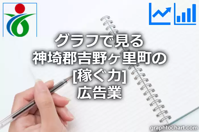 グラフで見る神埼郡吉野ヶ里町の広告業の「稼ぐ力」は高い？低い？(推移グラフと比較)