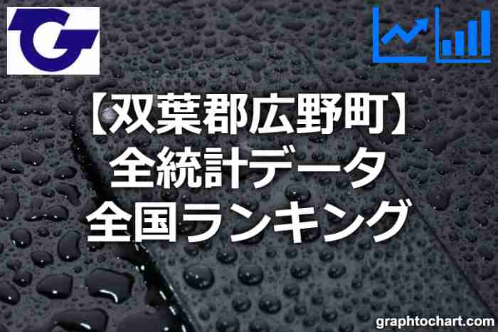 双葉郡広野町の全統計ランキングと日本全国順位(市区町村別)の一覧表