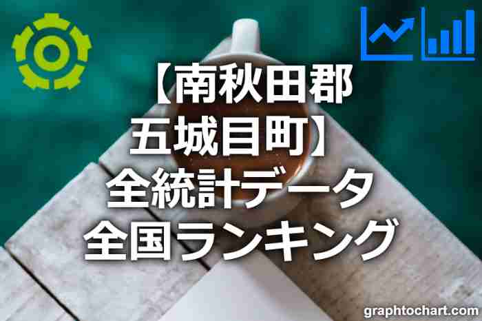 南秋田郡五城目町の全統計ランキングと日本全国順位(市区町村別)の一覧表