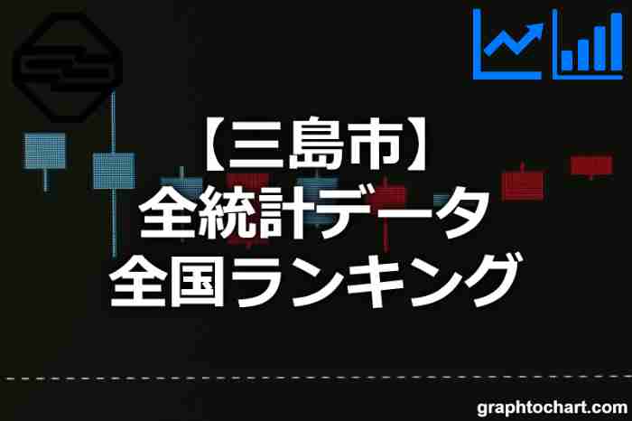 三島市の全統計ランキングと日本全国順位(市区町村別)の一覧表
